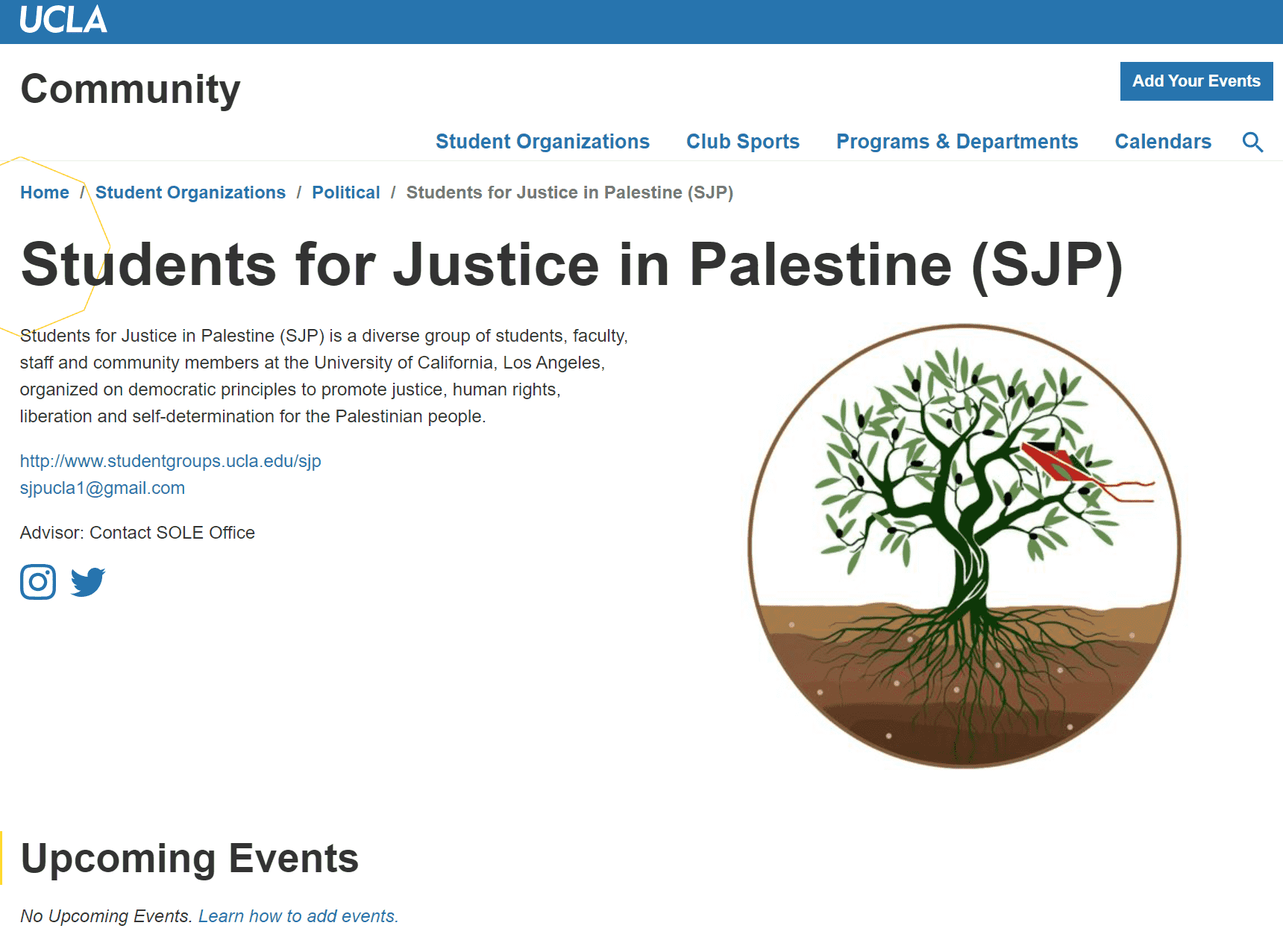 SJP official UCLA student organization website